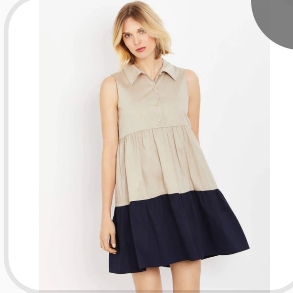 Pietro Brunelli Colorblock Maternity Dress, XS, 90%new